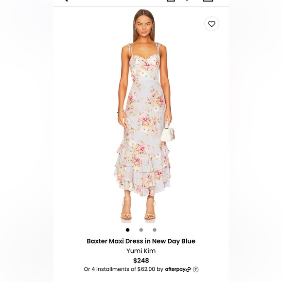 Never worn - Yumi Kim blue floral dress - Picture 2 of 4